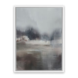 Shop Forest Lake Canvas Art Print-Abstract, Brown, Dan Hobday, Grey, Portrait, Rectangle, View All-framed wall decor artwork