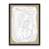 Shop Format Canvas Art Print-Abstract, Dan Hobday, Neutrals, Portrait, Rectangle, View All-framed wall decor artwork