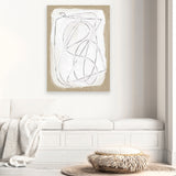 Shop Format Canvas Art Print-Abstract, Dan Hobday, Neutrals, Portrait, Rectangle, View All-framed wall decor artwork