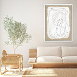 Shop Format Canvas Art Print-Abstract, Dan Hobday, Neutrals, Portrait, Rectangle, View All-framed wall decor artwork