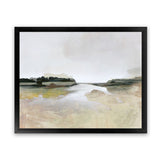 Shop Gold Lake View Art Print-Abstract, Dan Hobday, Green, Horizontal, Neutrals, Rectangle, View All-framed painted poster wall decor artwork