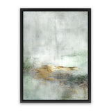 Shop Golden Horizon Canvas Art Print-Abstract, Dan Hobday, Green, Grey, Portrait, Rectangle, View All-framed wall decor artwork
