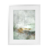 Shop Golden Horizon Art Print-Abstract, Dan Hobday, Green, Grey, Portrait, Rectangle, View All-framed painted poster wall decor artwork