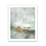 Shop Golden Horizon Art Print-Abstract, Dan Hobday, Green, Grey, Portrait, Rectangle, View All-framed painted poster wall decor artwork