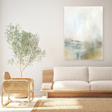 Shop Golden Canvas Art Print-Abstract, Dan Hobday, Neutrals, Portrait, Rectangle, View All, Yellow-framed wall decor artwork