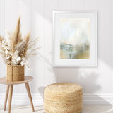 Shop Golden Art Print-Abstract, Dan Hobday, Neutrals, Portrait, Rectangle, View All, Yellow-framed painted poster wall decor artwork