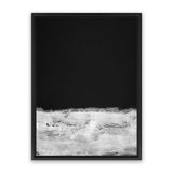 Shop Mono Horizon Canvas Art Print-Abstract, Black, Dan Hobday, Portrait, Rectangle, View All-framed wall decor artwork