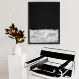 Shop Mono Horizon Canvas Art Print-Abstract, Black, Dan Hobday, Portrait, Rectangle, View All-framed wall decor artwork