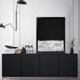 Shop Mono Horizon Art Print-Abstract, Black, Dan Hobday, Portrait, Rectangle, View All-framed painted poster wall decor artwork