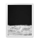 Shop Mono Horizon Art Print-Abstract, Black, Dan Hobday, Portrait, Rectangle, View All-framed painted poster wall decor artwork