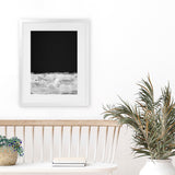 Shop Mono Horizon Art Print-Abstract, Black, Dan Hobday, Portrait, Rectangle, View All-framed painted poster wall decor artwork