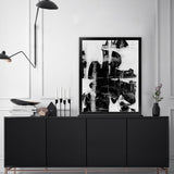 Shop Plume Art Print-Abstract, Black, Dan Hobday, Portrait, Rectangle, View All-framed painted poster wall decor artwork