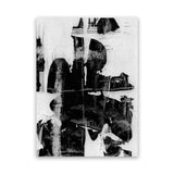 Shop Plume Canvas Art Print-Abstract, Black, Dan Hobday, Portrait, Rectangle, View All-framed wall decor artwork