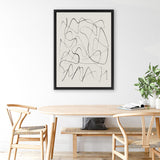 Shop Ready Canvas Art Print-Abstract, Dan Hobday, Neutrals, Portrait, Rectangle, View All-framed wall decor artwork