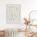 Shop Ready Canvas Art Print-Abstract, Dan Hobday, Neutrals, Portrait, Rectangle, View All-framed wall decor artwork