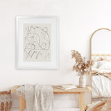 Shop Ready Art Print-Abstract, Dan Hobday, Neutrals, Portrait, Rectangle, View All-framed painted poster wall decor artwork