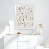 Shop Ready Art Print-Abstract, Dan Hobday, Neutrals, Portrait, Rectangle, View All-framed painted poster wall decor artwork