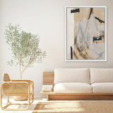 Shop Reunion Canvas Art Print-Abstract, Brown, Dan Hobday, Portrait, Rectangle, View All-framed wall decor artwork