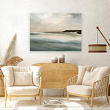 Shop Sennen Cove Canvas Art Print-Abstract, Blue, Dan Hobday, Horizontal, Rectangle, View All, Yellow-framed wall decor artwork