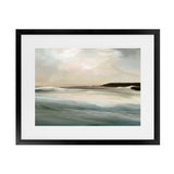 Shop Sennen Cove Art Print-Abstract, Blue, Dan Hobday, Horizontal, Rectangle, View All, Yellow-framed painted poster wall decor artwork