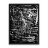 Shop Shimmer Canvas Art Print-Abstract, Black, Dan Hobday, Portrait, Rectangle, View All-framed wall decor artwork