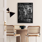 Shop Shimmer Canvas Art Print-Abstract, Black, Dan Hobday, Portrait, Rectangle, View All-framed wall decor artwork