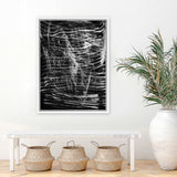 Shop Shimmer Canvas Art Print-Abstract, Black, Dan Hobday, Portrait, Rectangle, View All-framed wall decor artwork