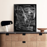 Shop Shimmer Art Print-Abstract, Black, Dan Hobday, Portrait, Rectangle, View All-framed painted poster wall decor artwork