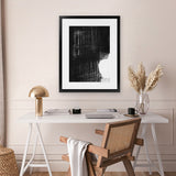 Shop Sleep Art Print-Abstract, Black, Dan Hobday, Portrait, Rectangle, View All-framed painted poster wall decor artwork