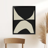 Shop State Art Print-Abstract, Black, Dan Hobday, Neutrals, Portrait, Rectangle, View All-framed painted poster wall decor artwork