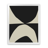 Shop State Art Print-Abstract, Black, Dan Hobday, Neutrals, Portrait, Rectangle, View All-framed painted poster wall decor artwork