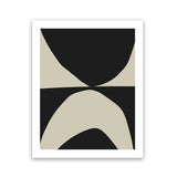 Shop State Art Print-Abstract, Black, Dan Hobday, Neutrals, Portrait, Rectangle, View All-framed painted poster wall decor artwork