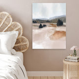 Shop The Ranch Canvas Art Print-Abstract, Brown, Dan Hobday, Portrait, Rectangle, View All-framed wall decor artwork