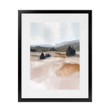 Shop The Ranch Art Print-Abstract, Brown, Dan Hobday, Portrait, Rectangle, View All-framed painted poster wall decor artwork