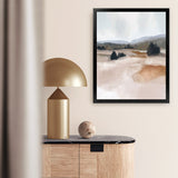 Shop The Ranch Art Print-Abstract, Brown, Dan Hobday, Portrait, Rectangle, View All-framed painted poster wall decor artwork