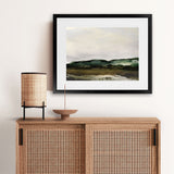 Shop Verte 1 Art Print-Abstract, Brown, Dan Hobday, Green, Horizontal, Rectangle, View All-framed painted poster wall decor artwork