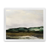 Shop Verte 1 Art Print-Abstract, Brown, Dan Hobday, Green, Horizontal, Rectangle, View All-framed painted poster wall decor artwork