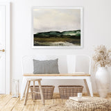 Shop Verte 1 Art Print-Abstract, Brown, Dan Hobday, Green, Horizontal, Rectangle, View All-framed painted poster wall decor artwork