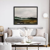 Shop Verte 2 Canvas Art Print-Abstract, Brown, Dan Hobday, Green, Horizontal, Rectangle, View All-framed wall decor artwork