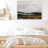 Shop Verte 2 Canvas Art Print-Abstract, Brown, Dan Hobday, Green, Horizontal, Rectangle, View All-framed wall decor artwork