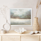 Shop Westward Art Print-Abstract, Dan Hobday, Horizontal, Neutrals, Rectangle, View All-framed painted poster wall decor artwork