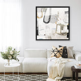 Shop Modern Rhythm (Square) Canvas Art Print-Abstract, Grey, PC, Square, View All-framed wall decor artwork