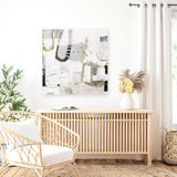 Shop Modern Rhythm (Square) Canvas Art Print-Abstract, Grey, PC, Square, View All-framed wall decor artwork