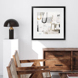 Shop Modern Rhythm (Square) Art Print-Abstract, Grey, PC, Square, View All-framed painted poster wall decor artwork