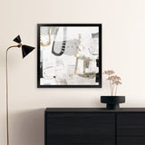 Shop Modern Rhythm (Square) Art Print-Abstract, Grey, PC, Square, View All-framed painted poster wall decor artwork