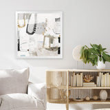 Shop Modern Rhythm (Square) Art Print-Abstract, Grey, PC, Square, View All-framed painted poster wall decor artwork