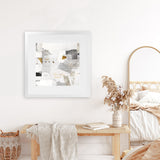 Shop New Bridge (Square) Art Print-Abstract, Grey, PC, Square, View All-framed painted poster wall decor artwork