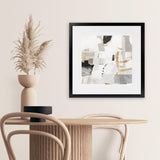 Shop New Connections (Square) Art Print-Abstract, Neutrals, PC, Square, View All-framed painted poster wall decor artwork