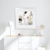 Shop New Connections (Square) Art Print-Abstract, Neutrals, PC, Square, View All-framed painted poster wall decor artwork