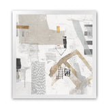 Shop Puzzled (Square) Art Print-Abstract, Neutrals, PC, Square, View All-framed painted poster wall decor artwork
